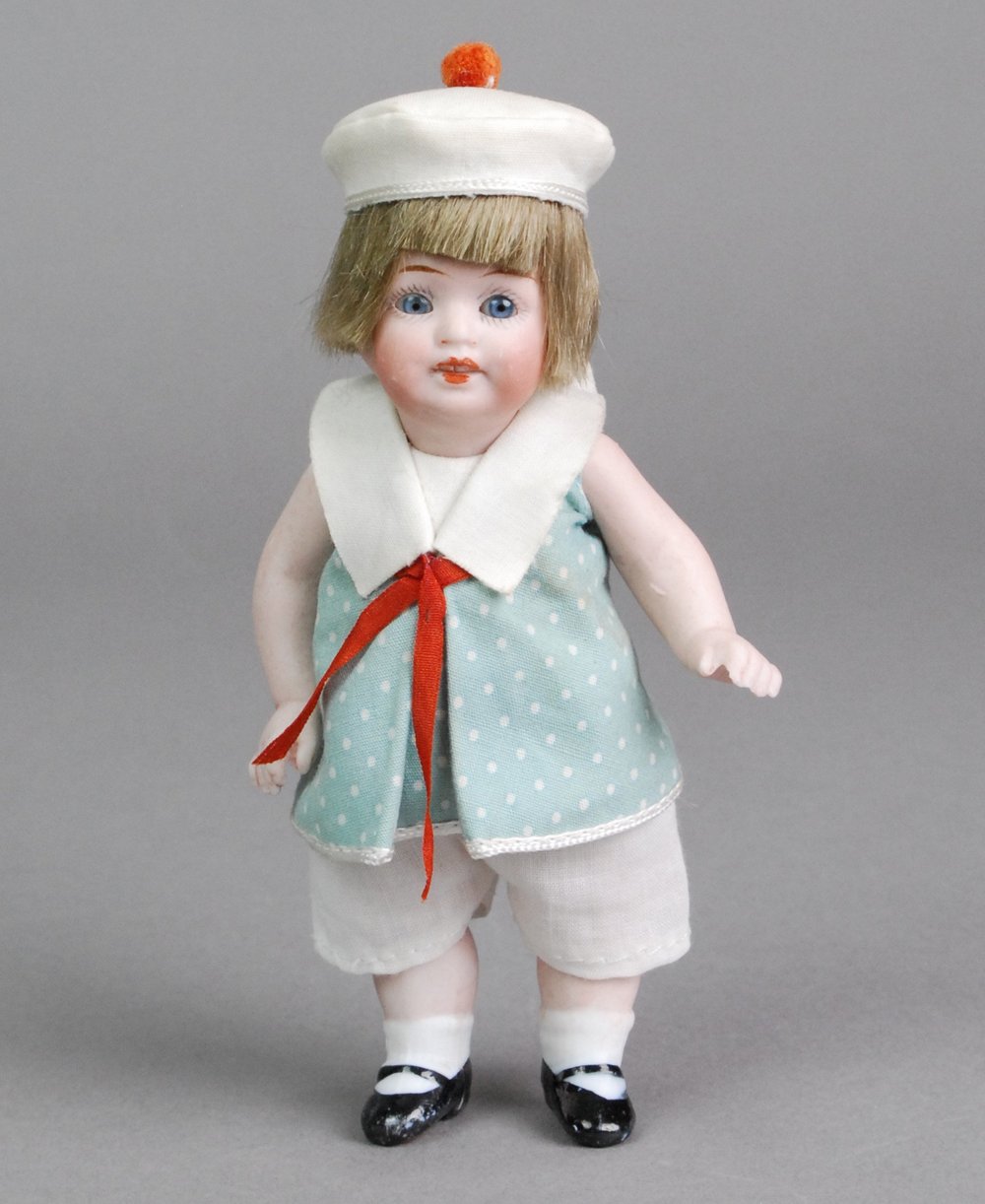 German All Bisque attributed to Kestner — Carmel Doll Shop