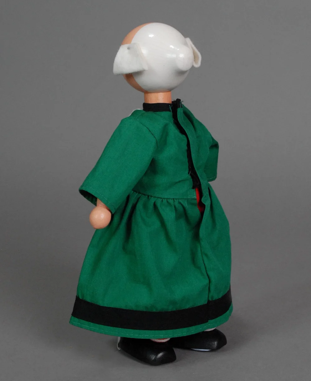 Poupée Bécassine N°15 – 35 Cm – Tête Porcelaine, Corps Bois, Yeux Verre – Collection