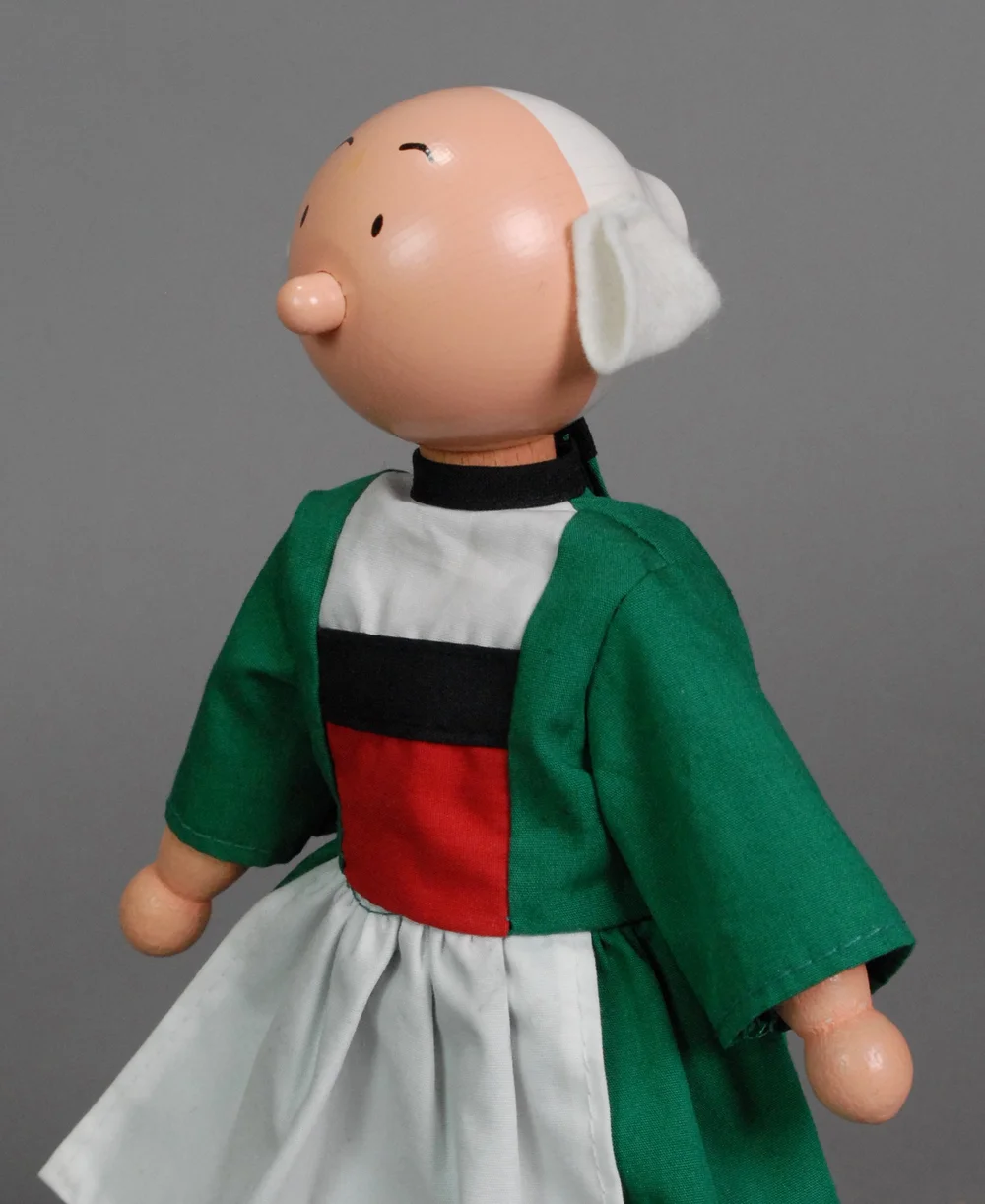 Poupée Bécassine Vintage AMOUR – 37 Cm, France Circa 1950 – État D’origine