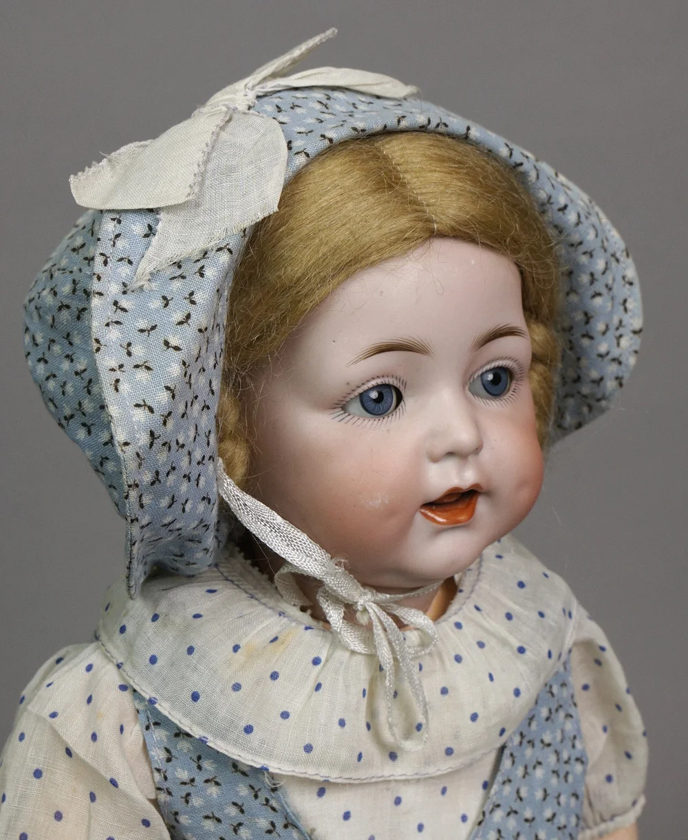 Tête De Poupée En Biscuit Simon & Halbig K&R 115/A - Reproduction Taille 6