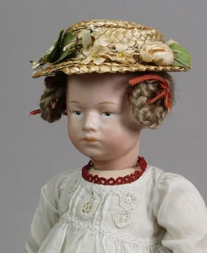 Swaine & Co. Painted-eye Character Child — Carmel Doll Shop