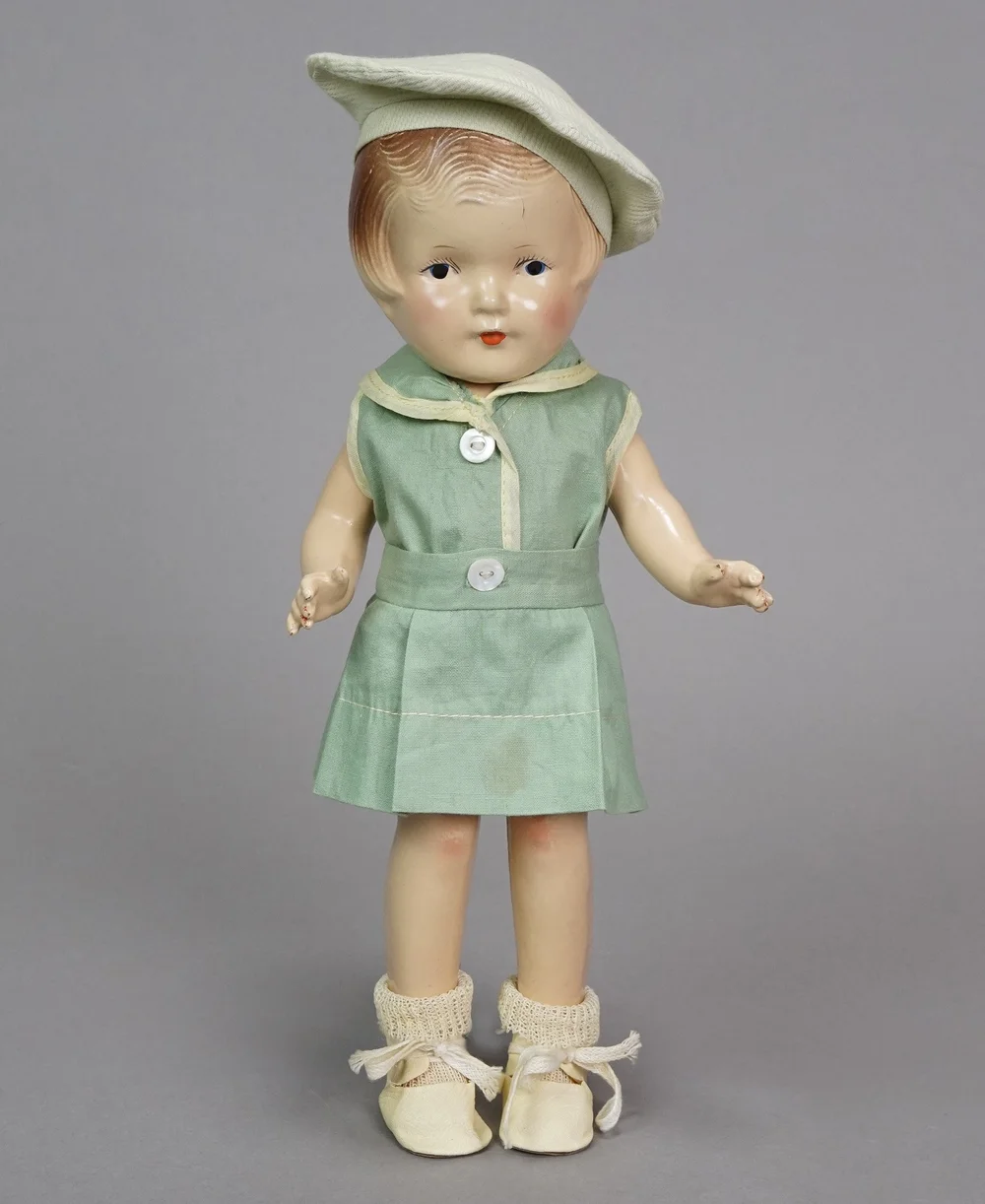 EMILY Diana Effner Porcelain Doll 1991 Expression Leona White 18.5 inc |  Jadees Antique Bear Shoppe, image size:1000x1222