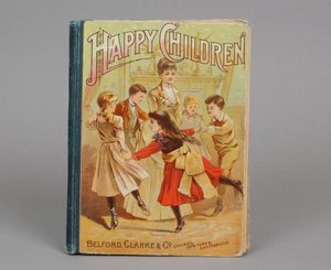 Antique Children's Book Entitled: Happy Children — Carmel Doll Shop