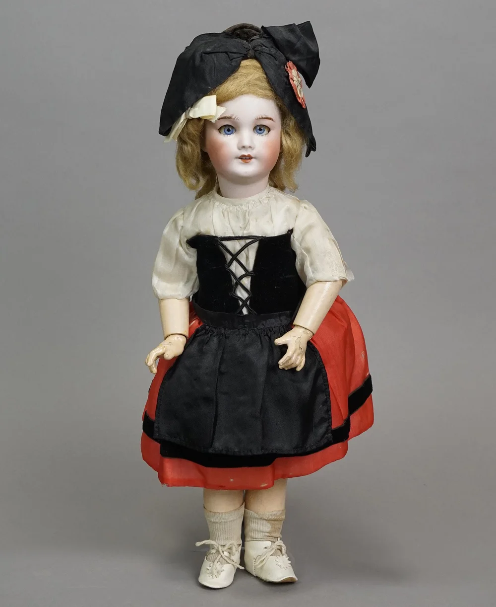 Darling S.F.B.J. Bébé in Alsatian Regional Costume — Carmel Doll Shop