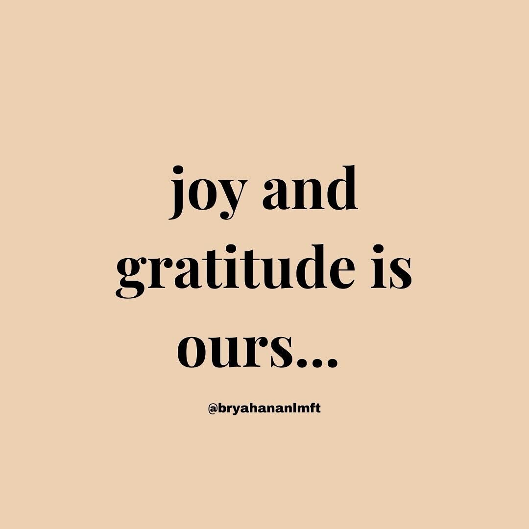 Joy and gratitude go hand-in-hand. We can experience profound joy the more we cultivate a life of gratitude. 

But joy and gratitude are difficult to experience for complex trauma survivors. 

-When you are in a state of hyper-vigilance and your body