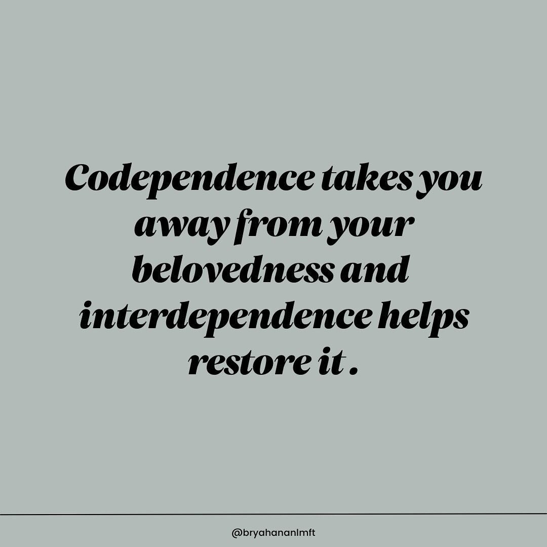 Codependence is very interesting. I am still in the process of exploring the vastness of co-dependency, including how it can show up in the lives of people differently and why it can be so pervasive in church communities. 

But to sum it up, it often