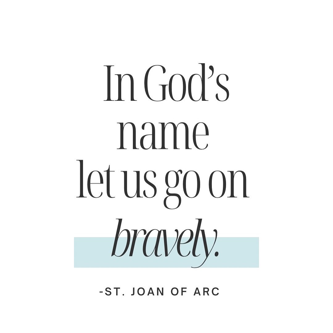 This year I chose a patron Saint to support me and it happens to be St. Joan of Arc. (See my vision board on slide two) 

And through the highs and lows, I&rsquo;ve been calling it my St. Joan of Arc year and I&rsquo;m really hoping God won&rsquo;t t
