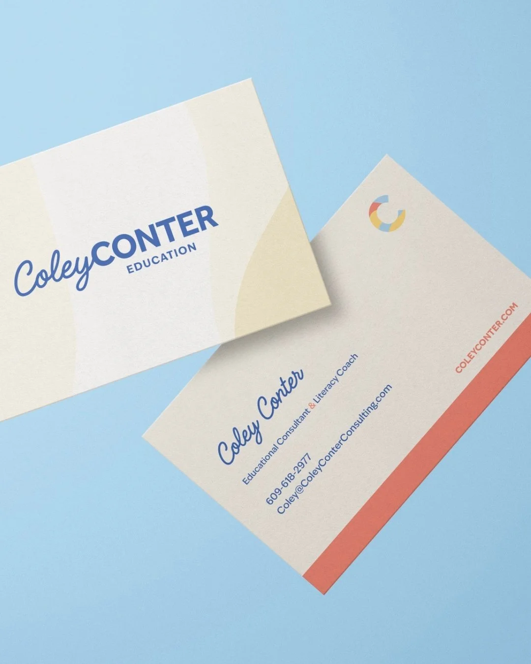 First impressions matter ✨

We extended Coley Conter Education&rsquo;s new branding into a clean, modern business card design featuring her bold &ldquo;C&rdquo; mark and supporting patterns. The result: a professional card that communicates credibili