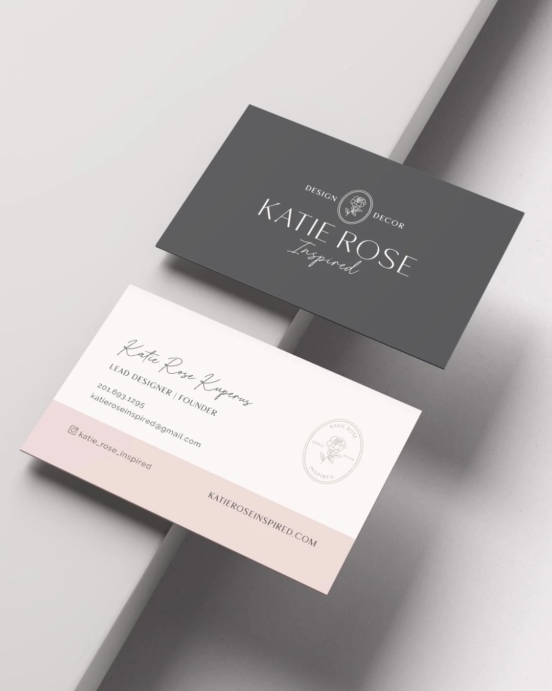Branding should feel like your work &mdash; not a placeholder.

For Katie Rose Inspired, we created a warm, elevated brand identity rooted in comfort, clarity, and intention. From a meaningful rose icon to modern typography and soft neutrals, every d