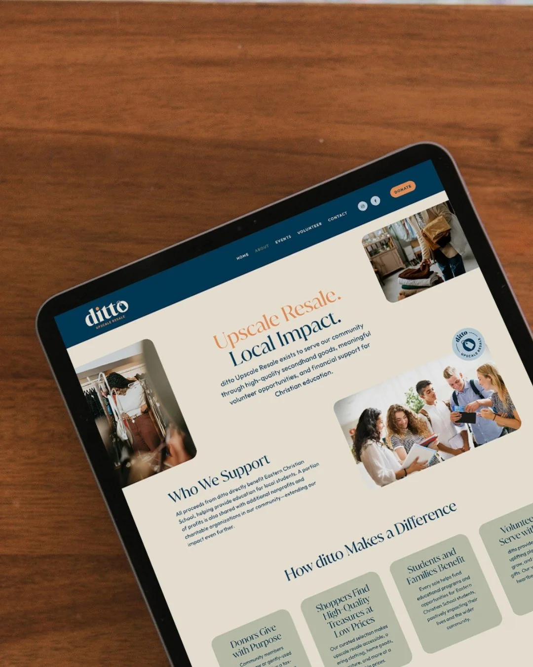 A custom Squarespace website designed to feel as welcoming as the store itself 🛍️

For @ditto_nj in North Haledon, we created a site that makes it easy to shop, donate, volunteer, and stay connected to in-store events &mdash; without overwhelming vi