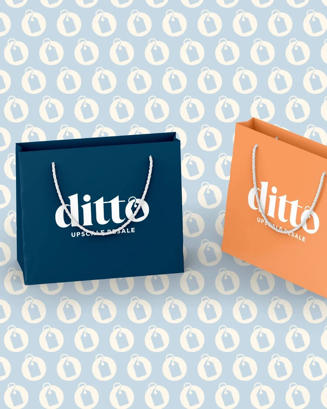 A brand refresh that feels warm, welcoming, and retail-ready ✨

ditto in North Haledon is not your average thrift shop &mdash; it&rsquo;s an upscale resale destination with a powerful community mission. We evolved their existing logo (keeping the bel