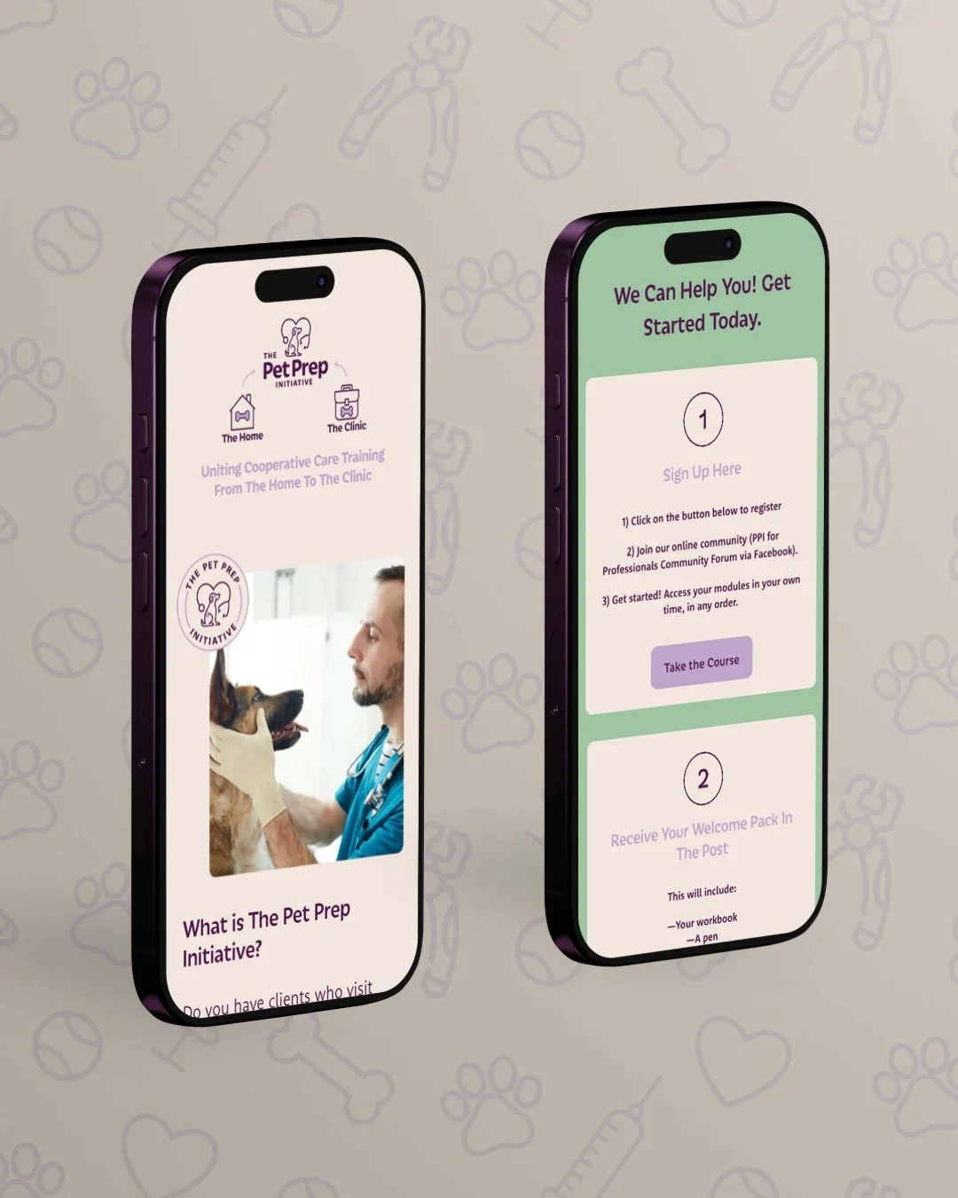 A beautiful website is great&mdash;but a strategic one is what grows your business.

For Pet Prep Initiative, the goal was clear: create a Squarespace website that not only looked polished, but guided users toward enrolling in a digital course.

From