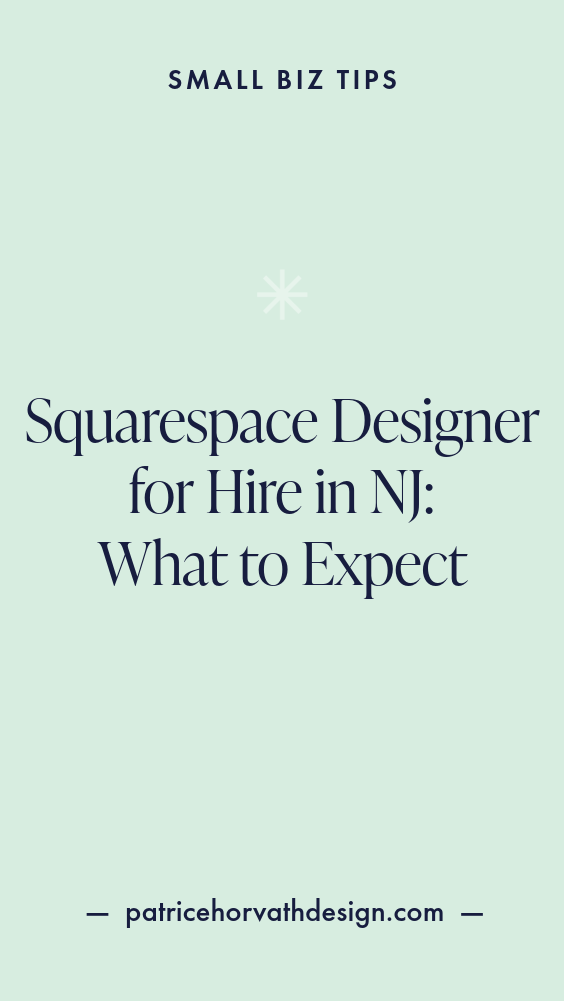 Squarespace Designer for Hire in NJ: What to Expect
