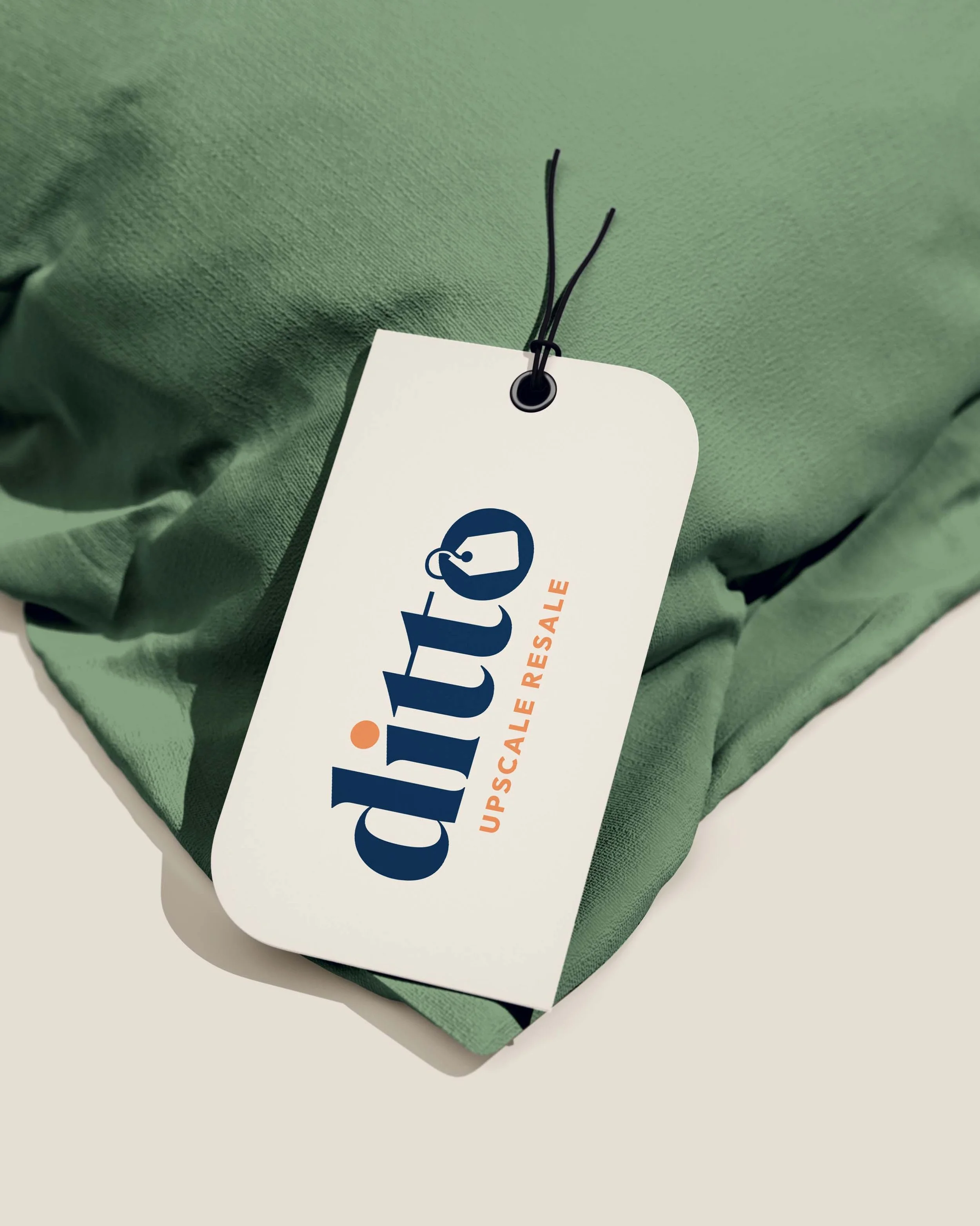 ditto upscale resale logo redesign with retail icon