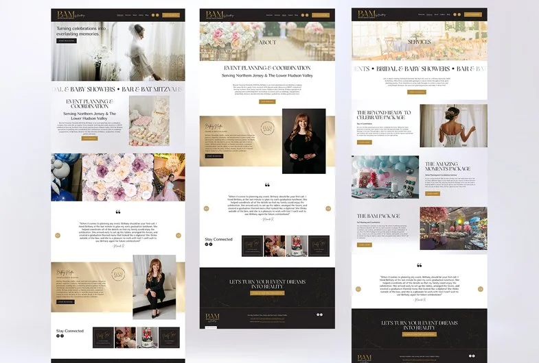 custom squarespace website new jersey