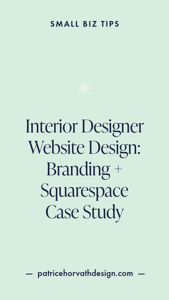 interior designer website design
