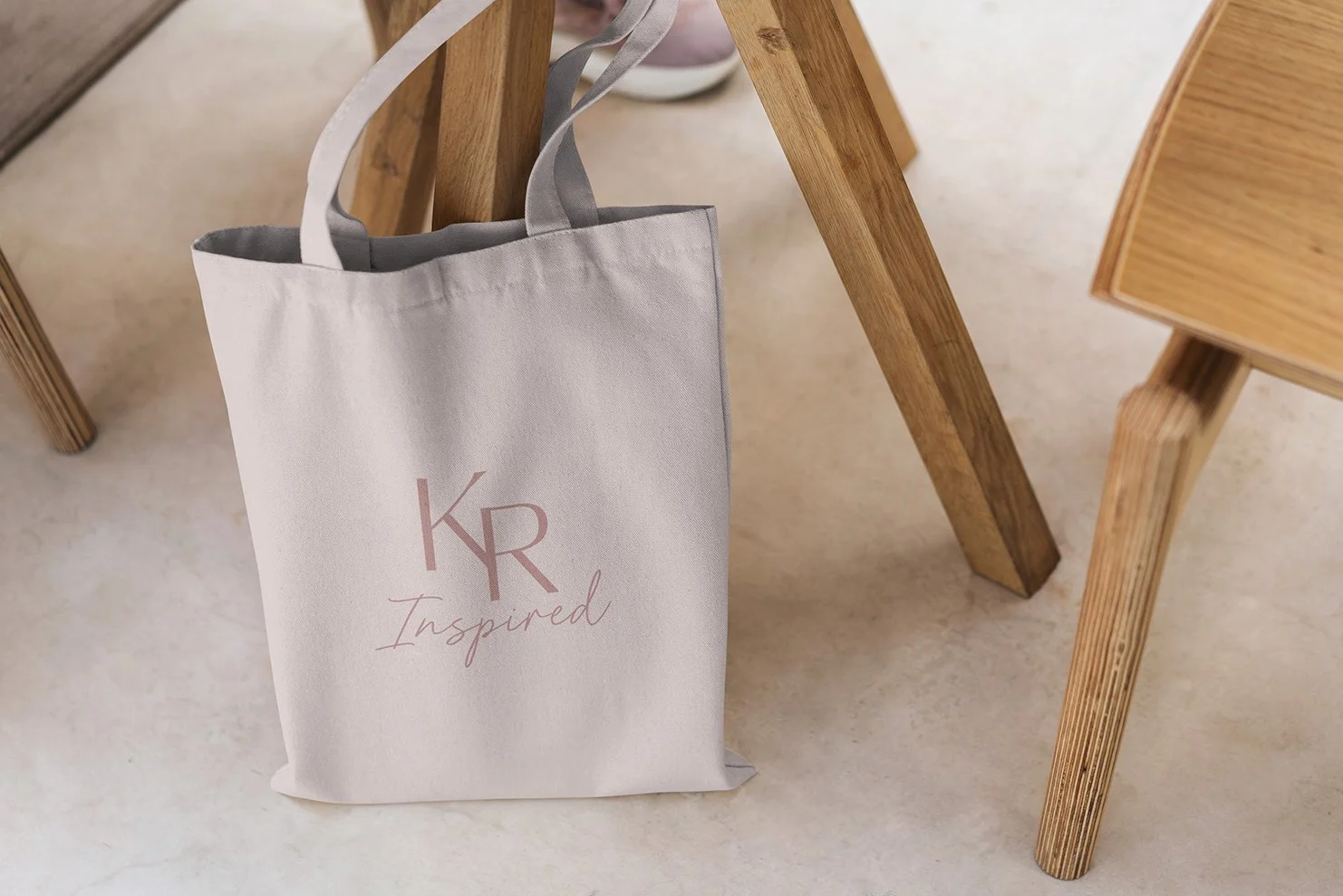 Modern feminine logo design for New Jersey interior designer