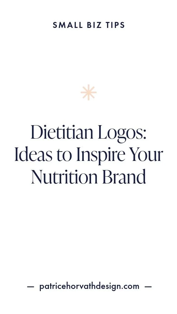Dietitian Logos idea for nutritionists with private practices