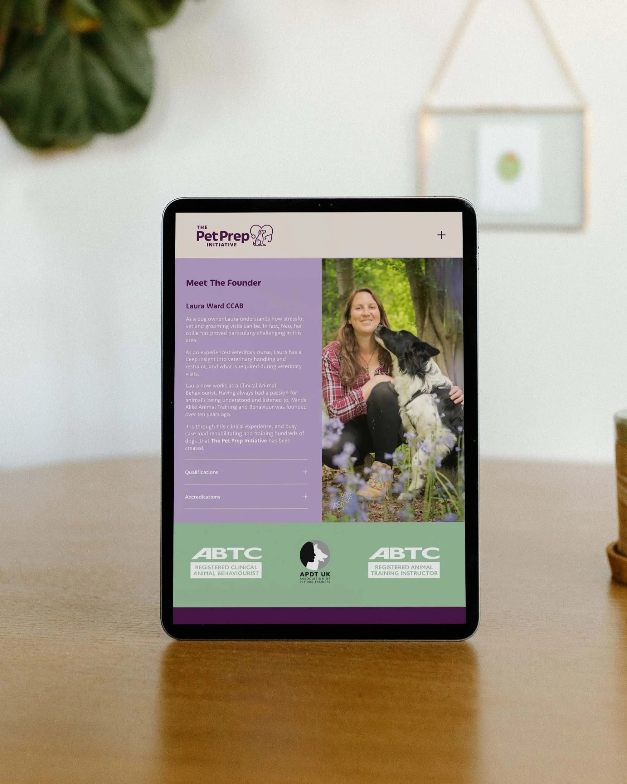 Responsive Squarespace website design for online course platform