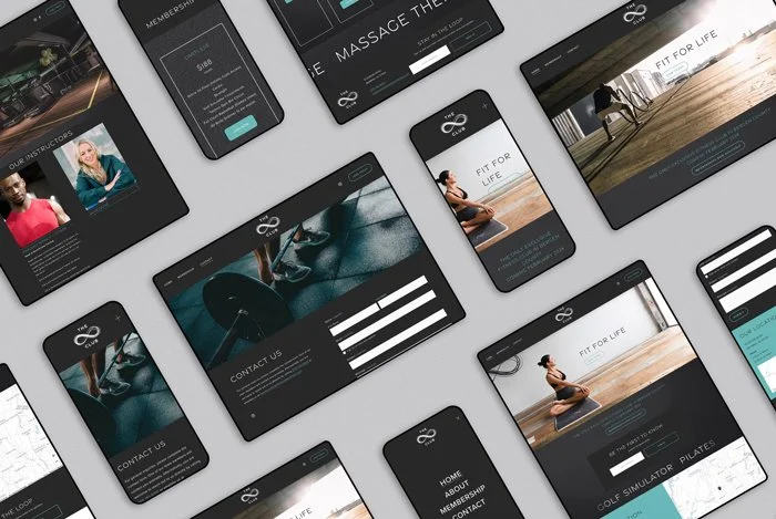 squarespace web design for fitness studio