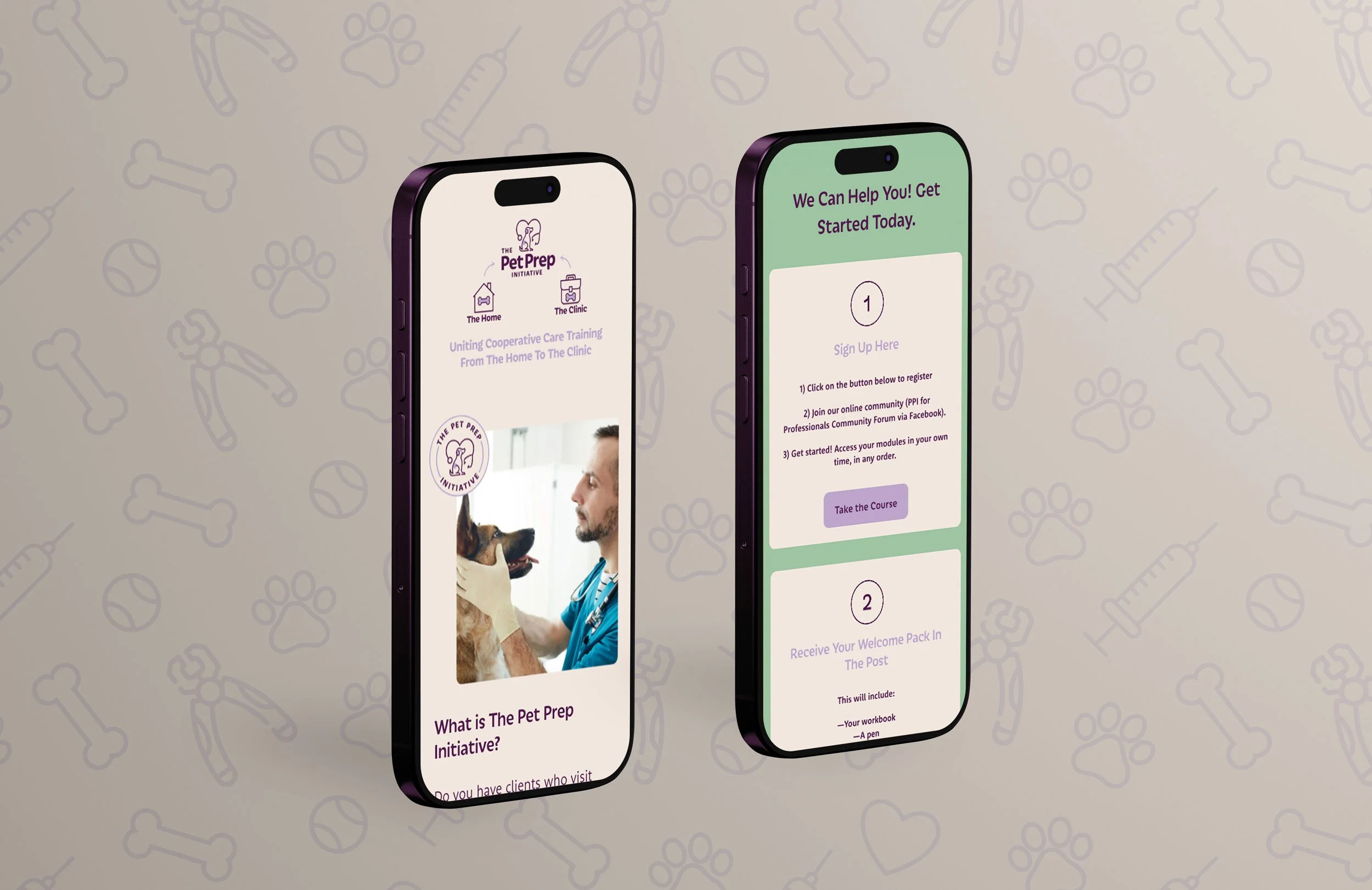 Course dashboard design built with Squarespace Courses