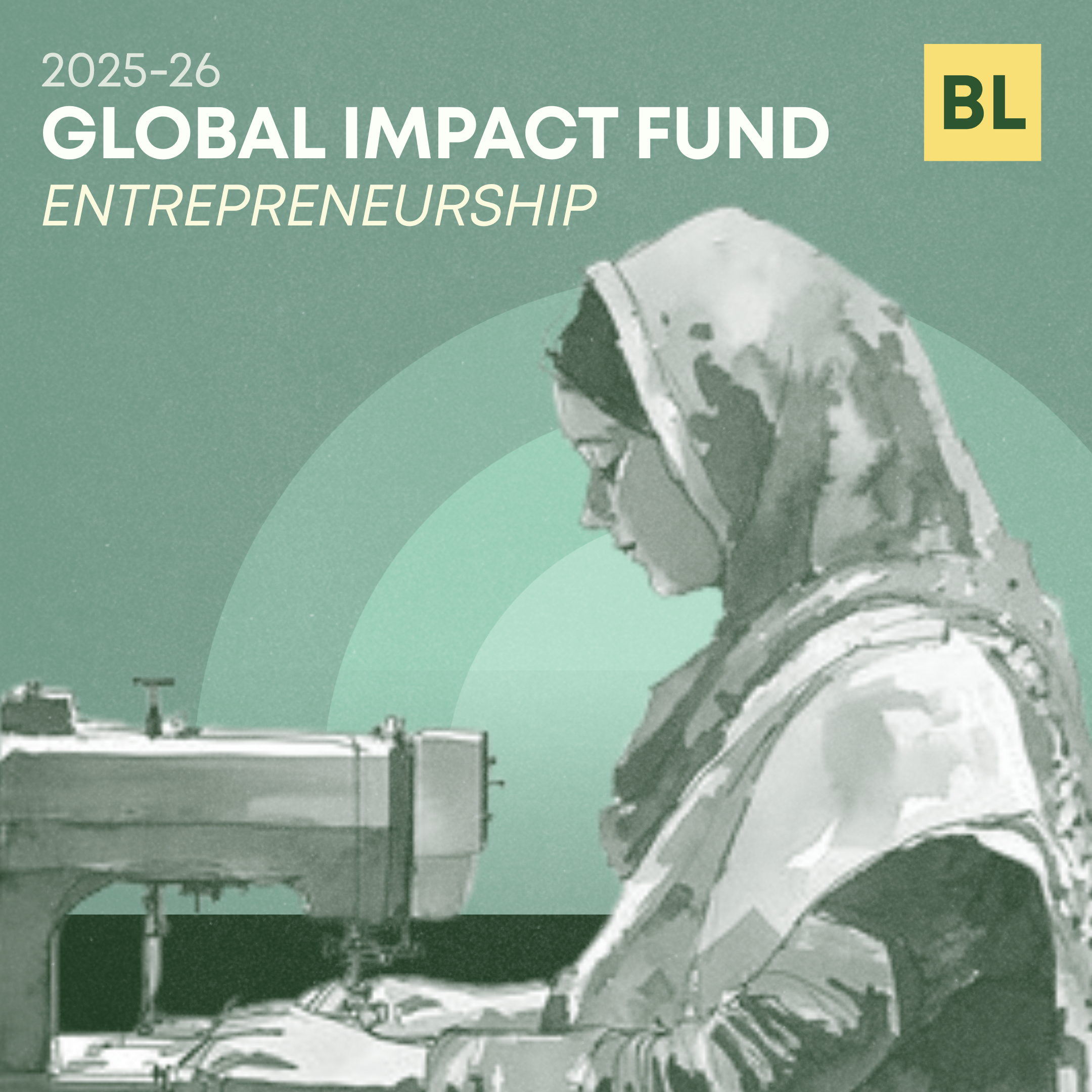 A presentation or workshop with a woman speaking into a microphone and another woman standing beside her, in front of a room filled with seated audience members, referencing a slide with a QR code on a projector screen.