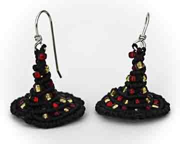 Witch-Hat-Macrame-Earrings-red-gold.jpg