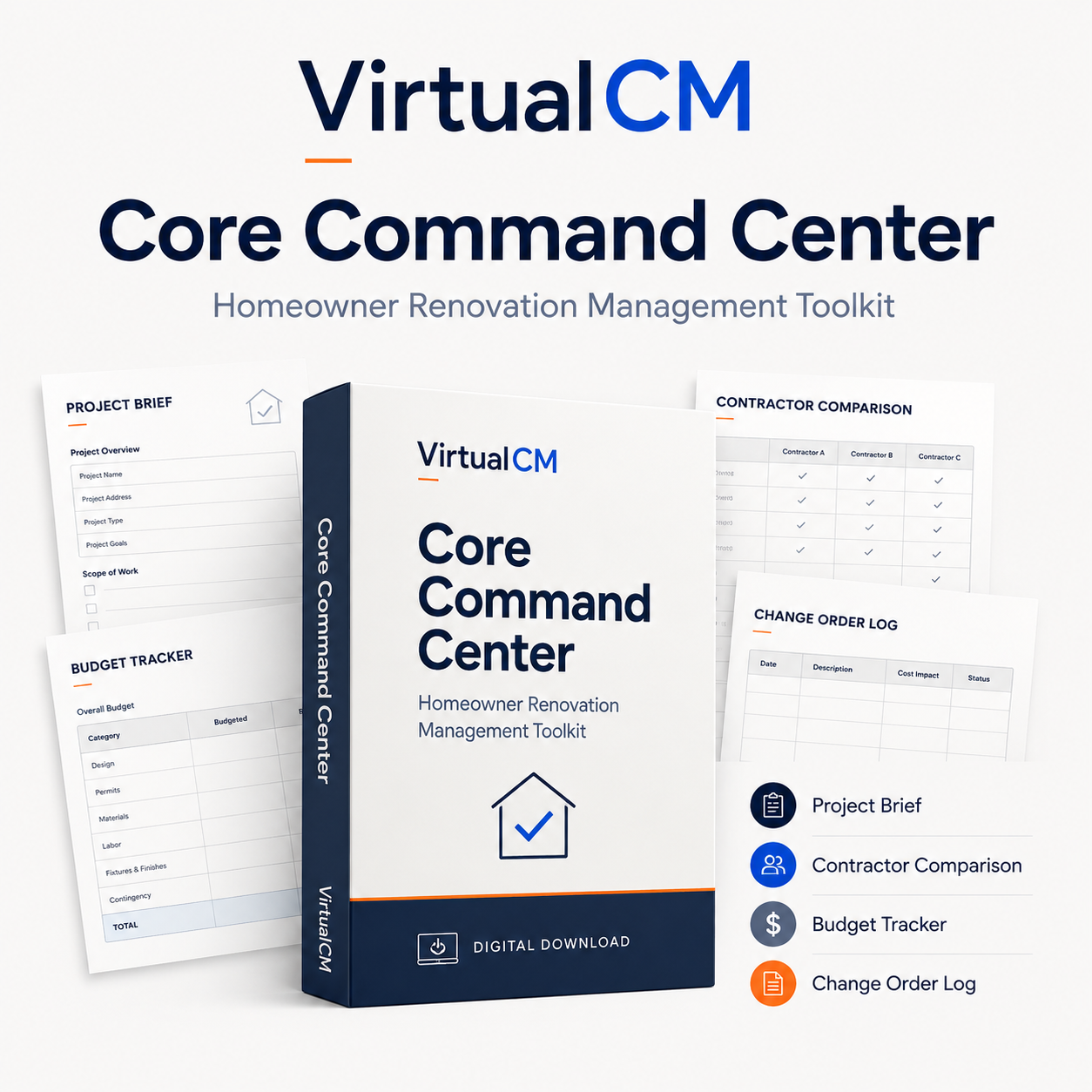 VirtualCM Core Command Center