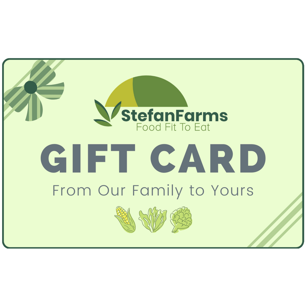 Egift Card — Retail, Bulk, And Csa Farm In Windsor, Ct | Stefanfarms