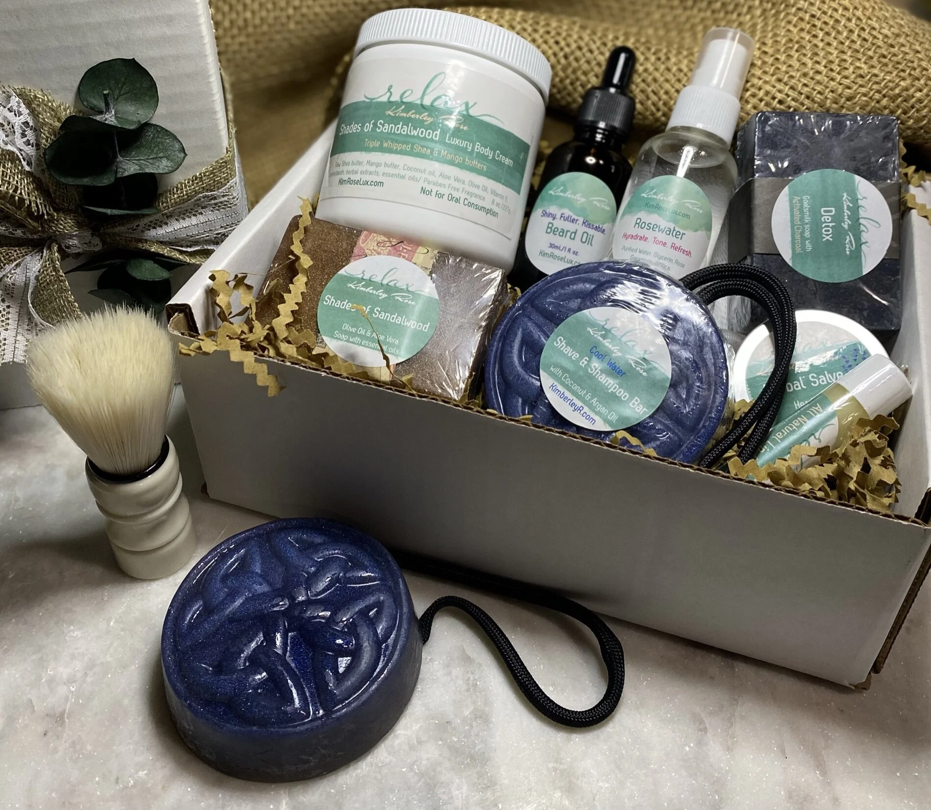 Spa Day Gift Box The Works — Kimberley Rose Luxuries Handcrafted Skincare