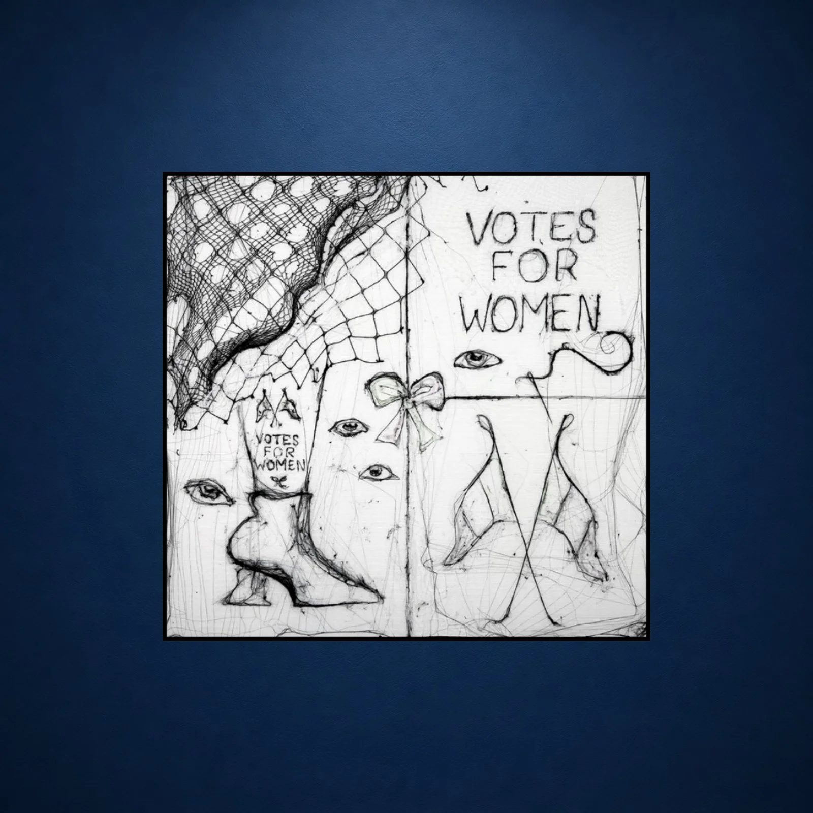 Votes For Women | Original Fiber Artwork