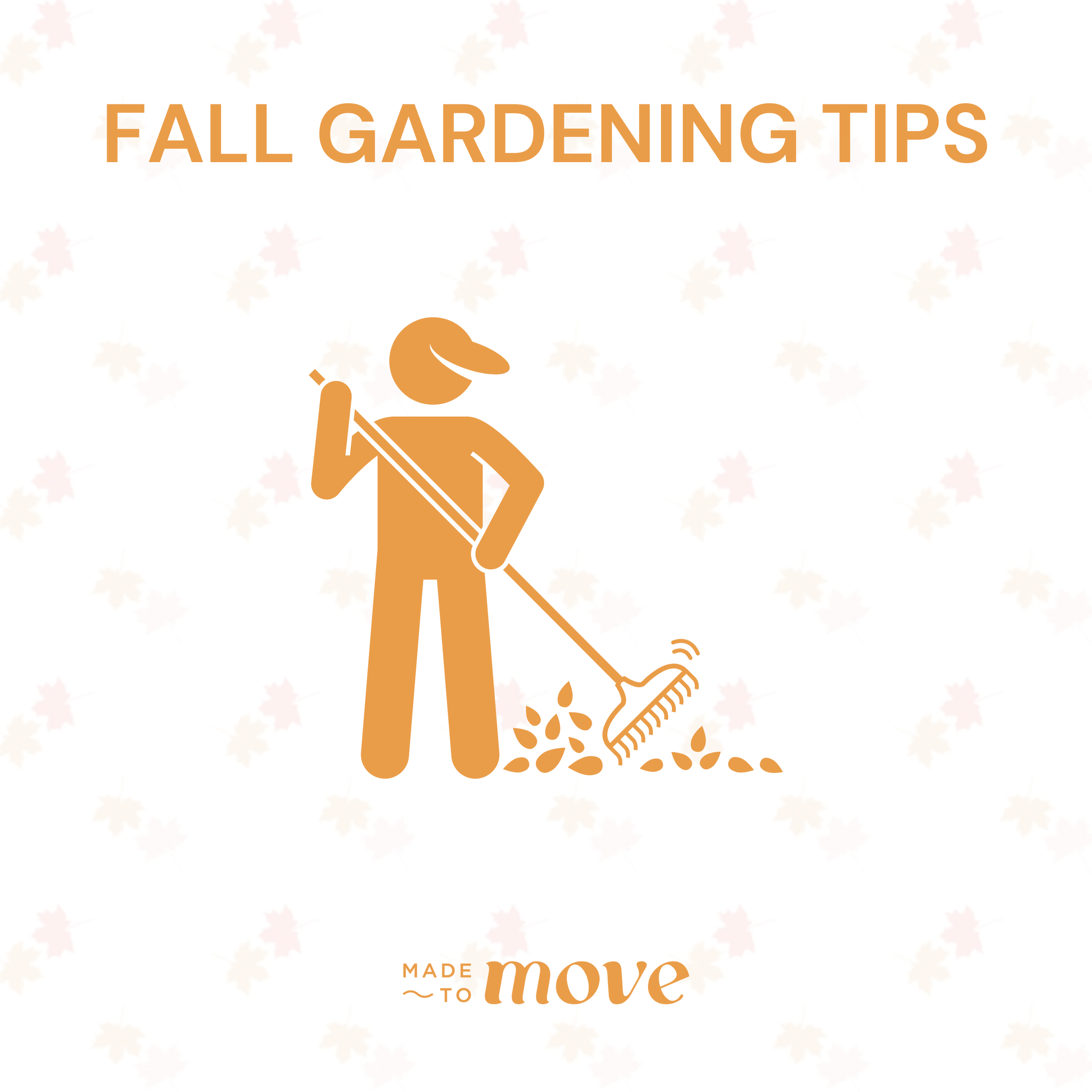 Fall Gardening Tips for back pain!