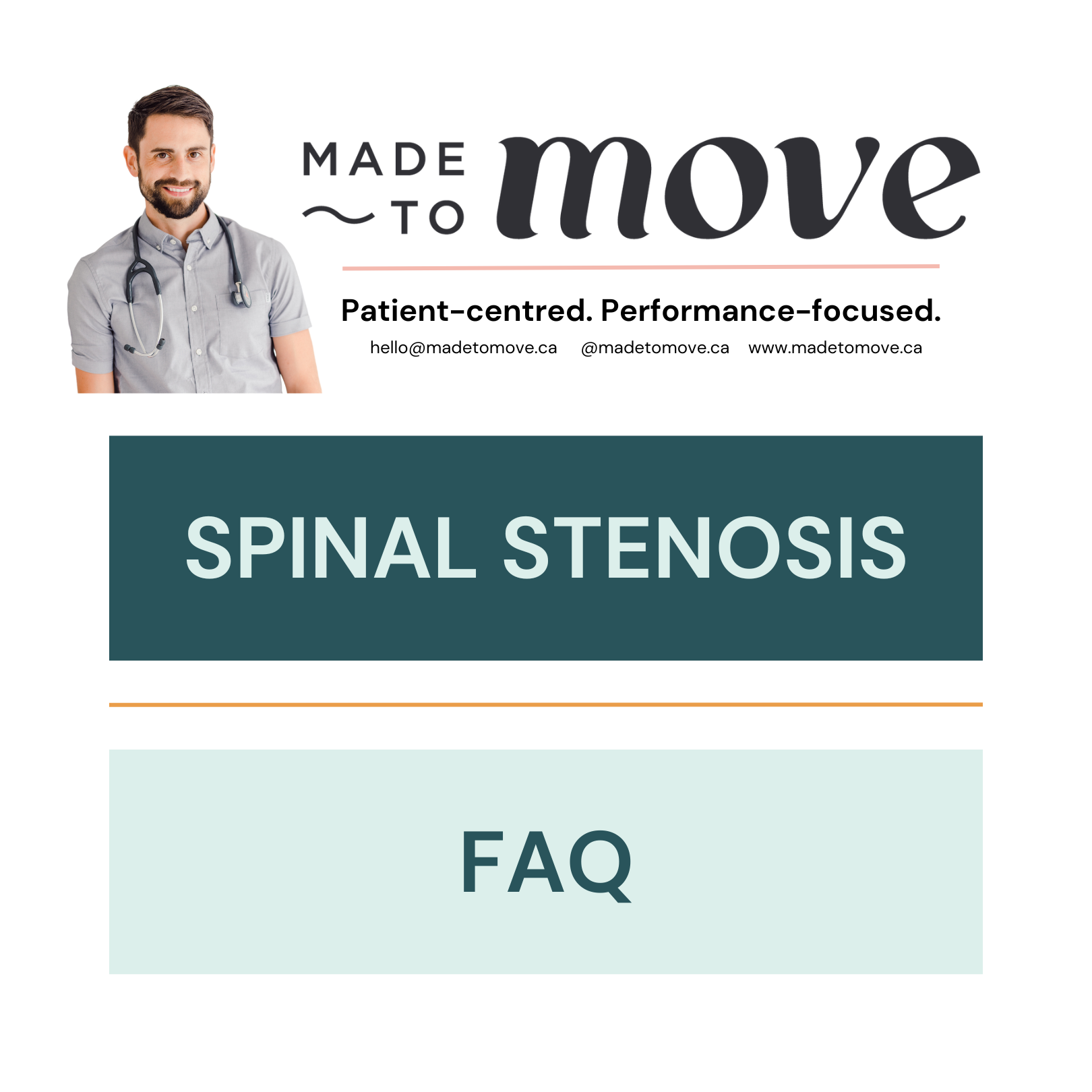 FAQ for Spinal Stenosis