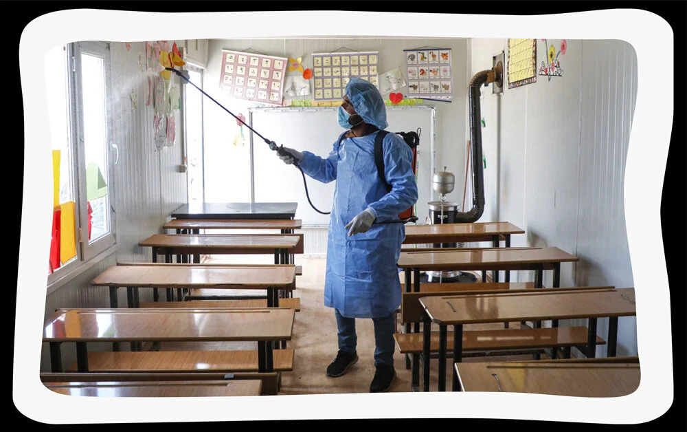 UNICEF worker on the front line