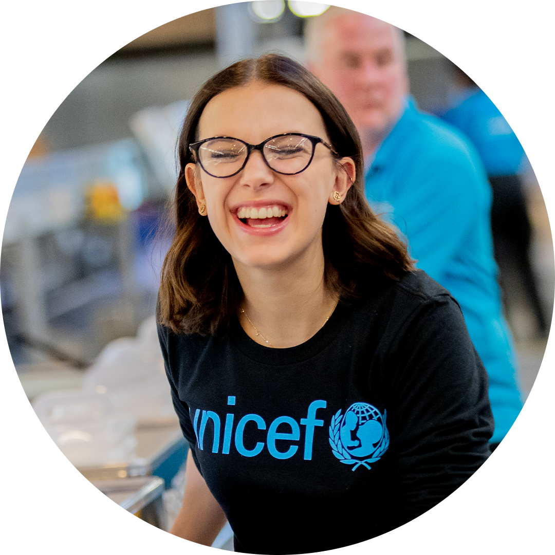 20232UF-UNICEF-Partipants-Millie-Bobby-Brown_01.png, in support of the UNICEF WON’T STOP virtual event