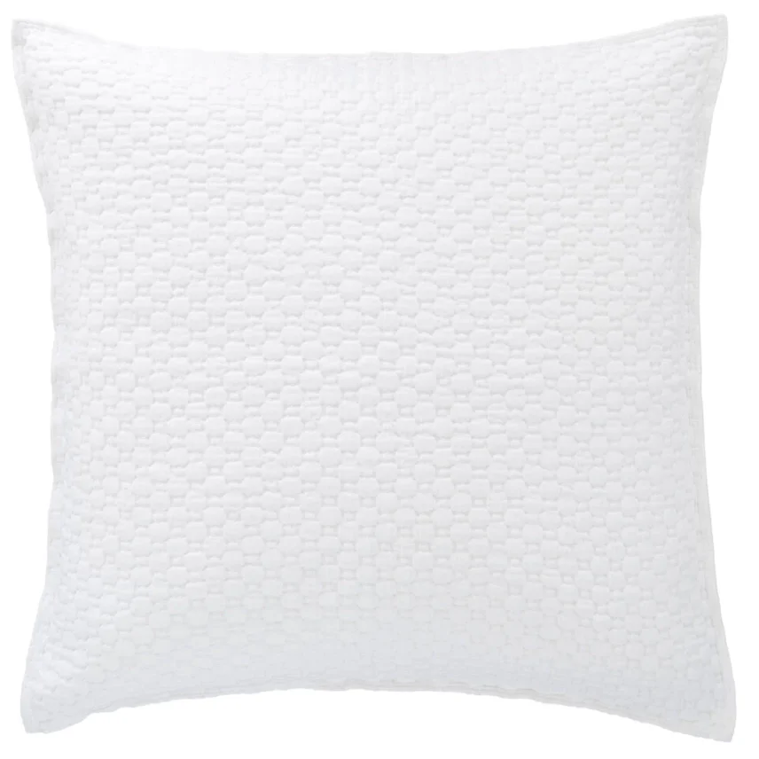 Anne Selke Lodi Matelasse Sham | White