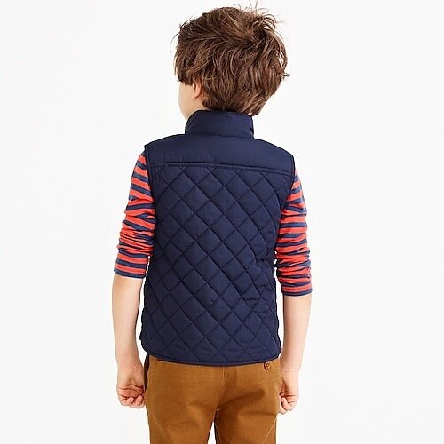 Boys' Quilted Vest -J. Crew Factory