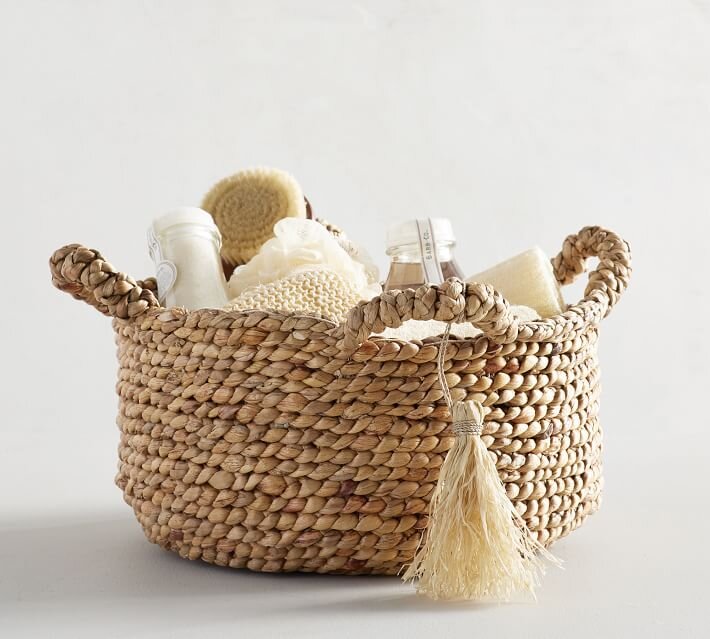 Pottery Barn - Palma Round Seagrass Storage Basket