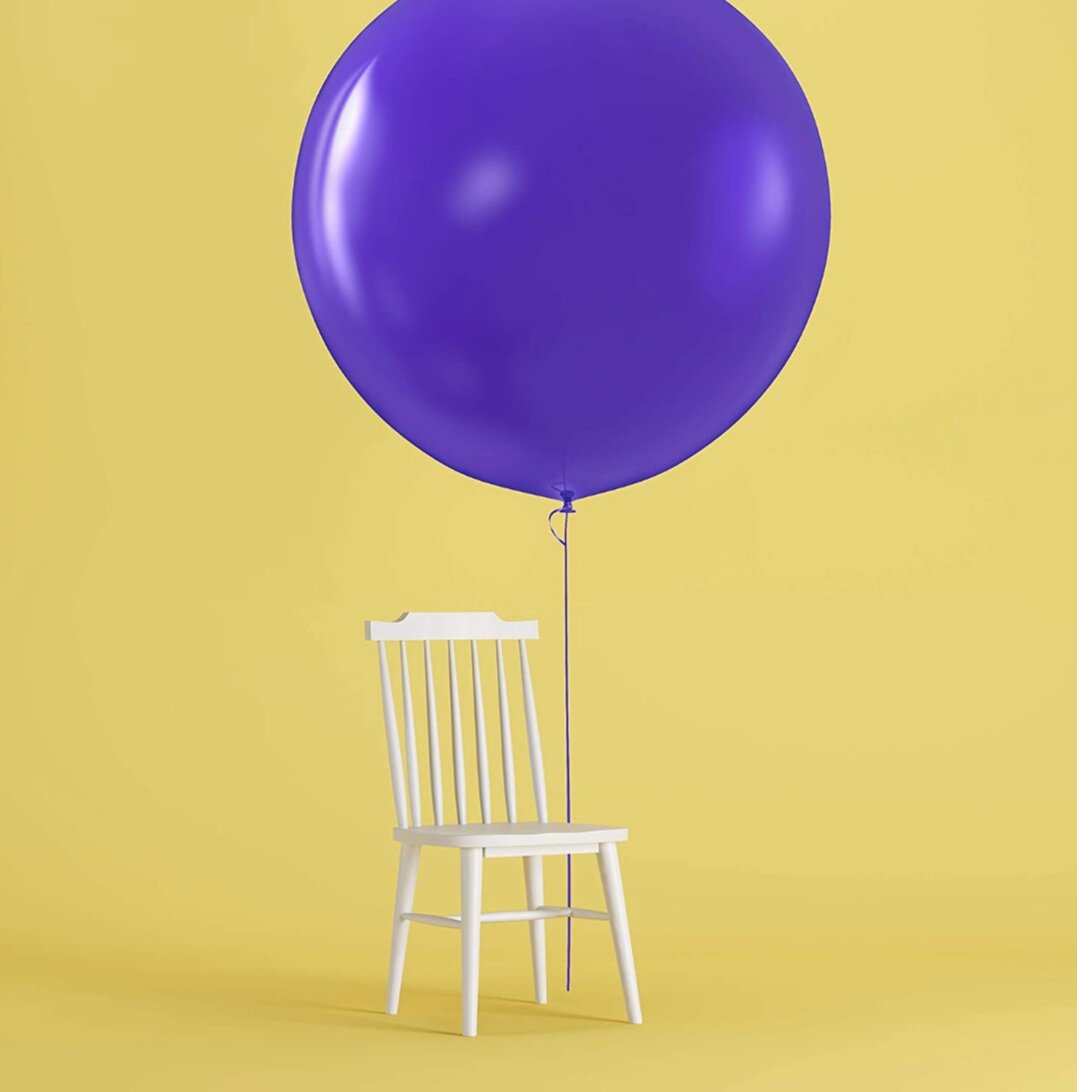 36" Purple Latex Balloons