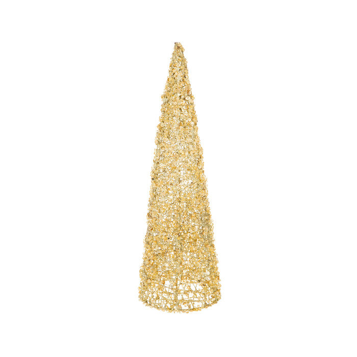 Gold Glitter Cone Tree - Hobby Lobby