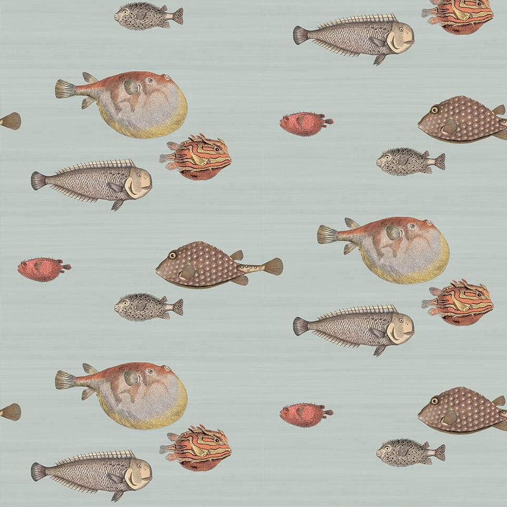 Acquario, soft aqua- Wallpaper Direct