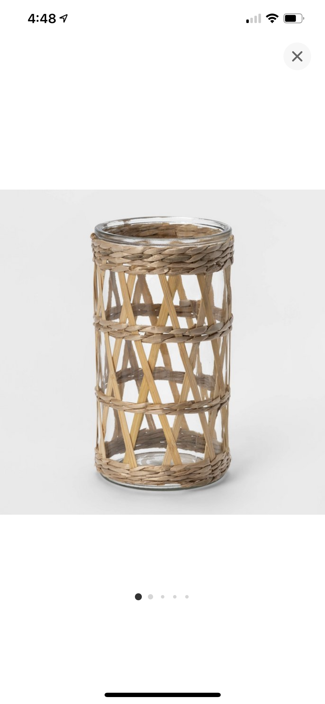 Opalhouse Bamboo Lantern