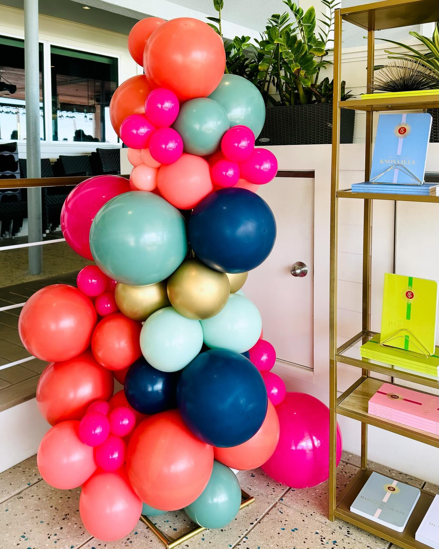 Color is kinda my thing, so matching these magazine covers was so FUN! 🤩 We absolutely loved creating these organic balloon towers and balloon chandeliers for @tsgsarasota Launch Party | Volume 9! 
.
.
.
.
#popofcolor #organicballoondecor #balloonch