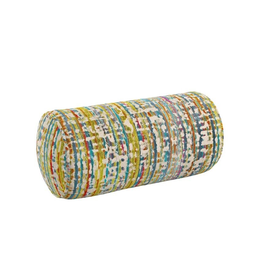 Confetti Velvet Neckroll Bolster Pillow