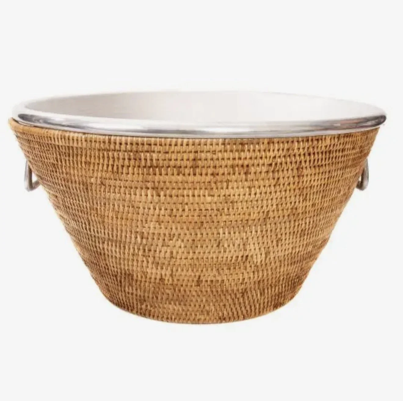 Rattan Beverage Tub w/ aluminum liner , XL