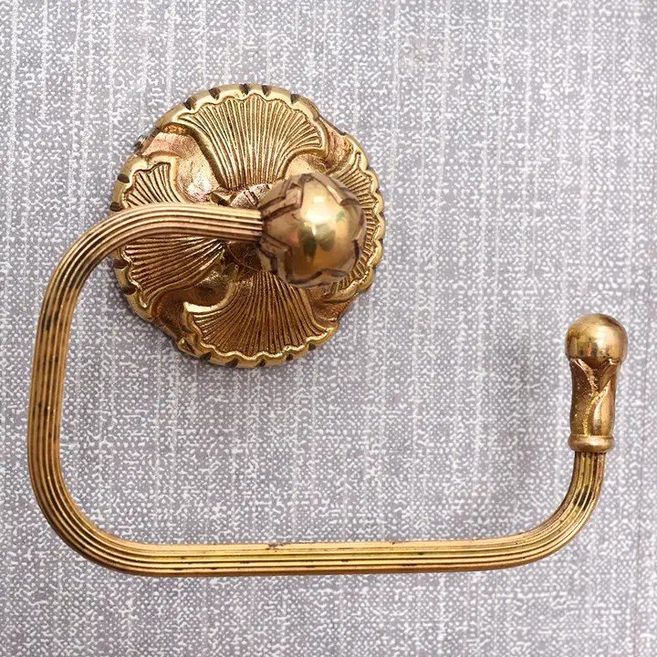 Brass Gold Toilet Paper Holder For Bathroom