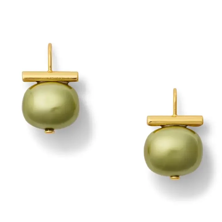 Lily Pad Forever Pebble Earrings
