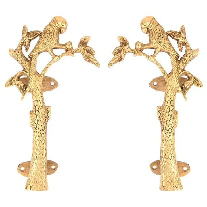 Faire brass parrot handles.webp