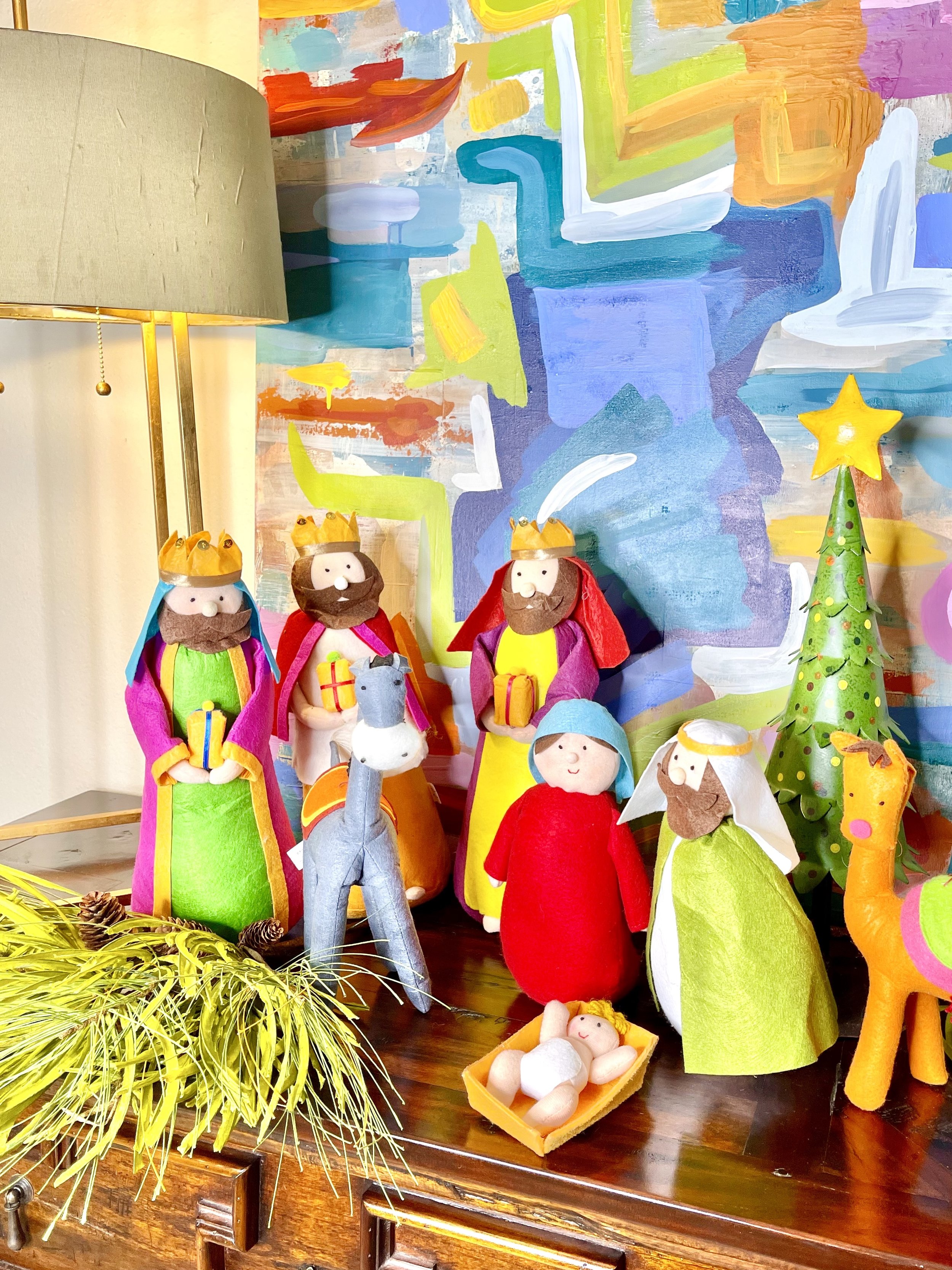 Colorful Nativity