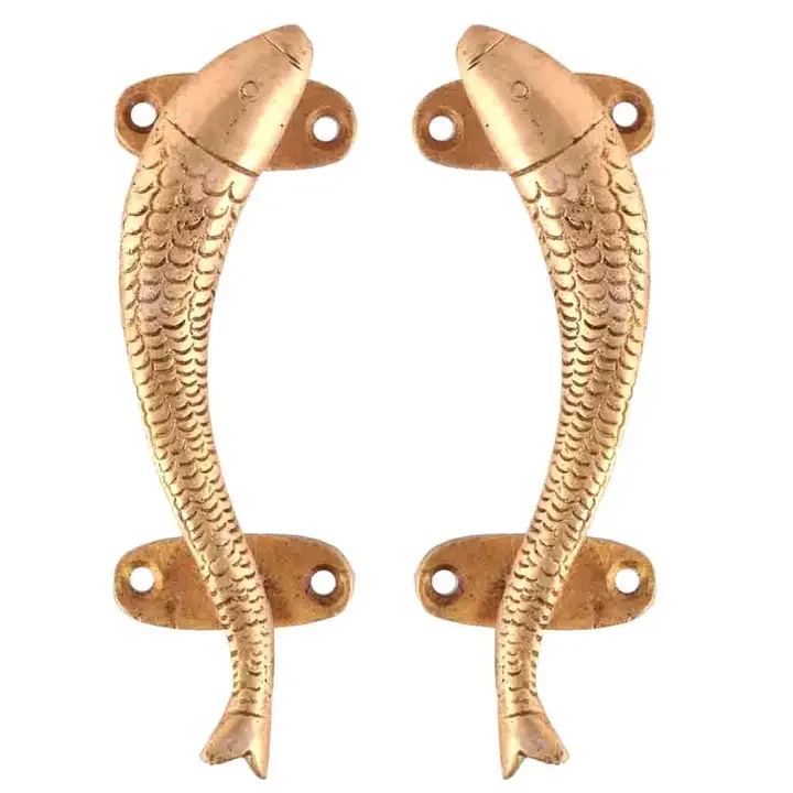 Faire Brass Fish handle.webp